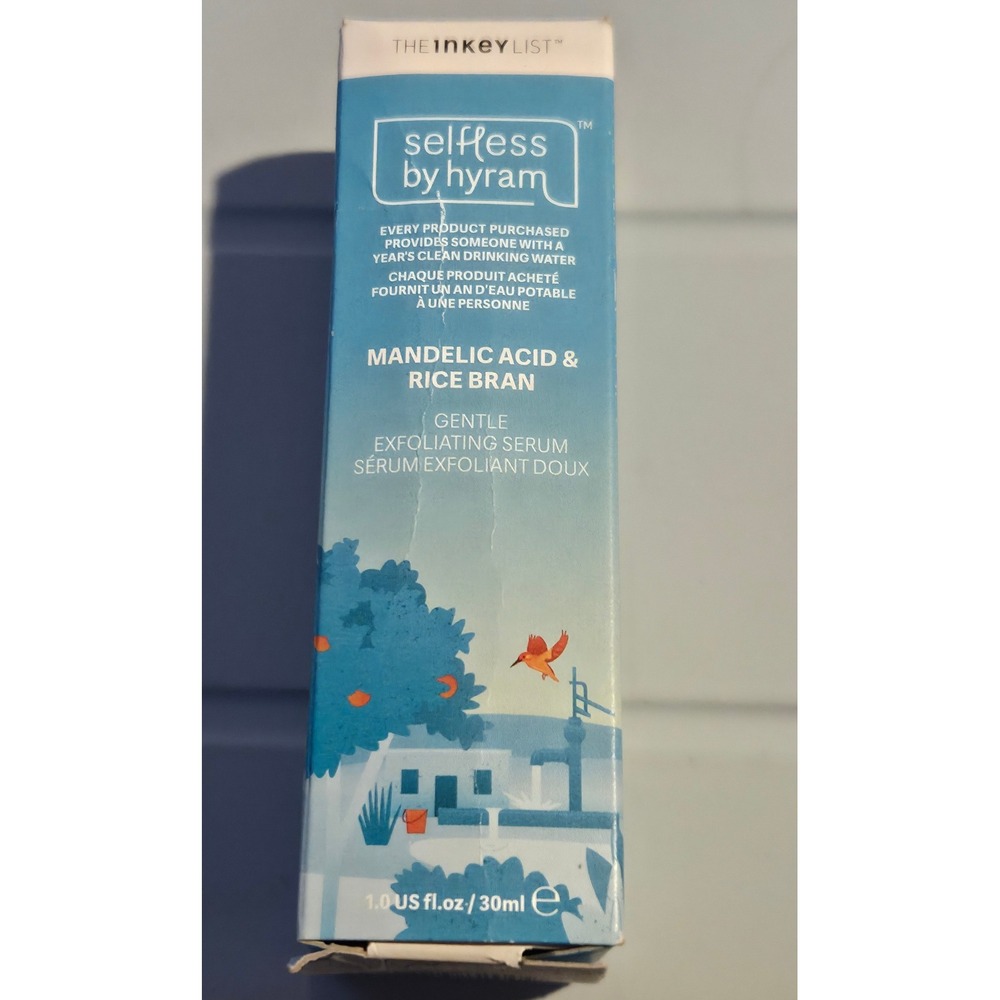 Selfless by Hyram Mandelic Acid Rice Bran Gentle Exfoliating Serum 30ml 1oz‎ NEW